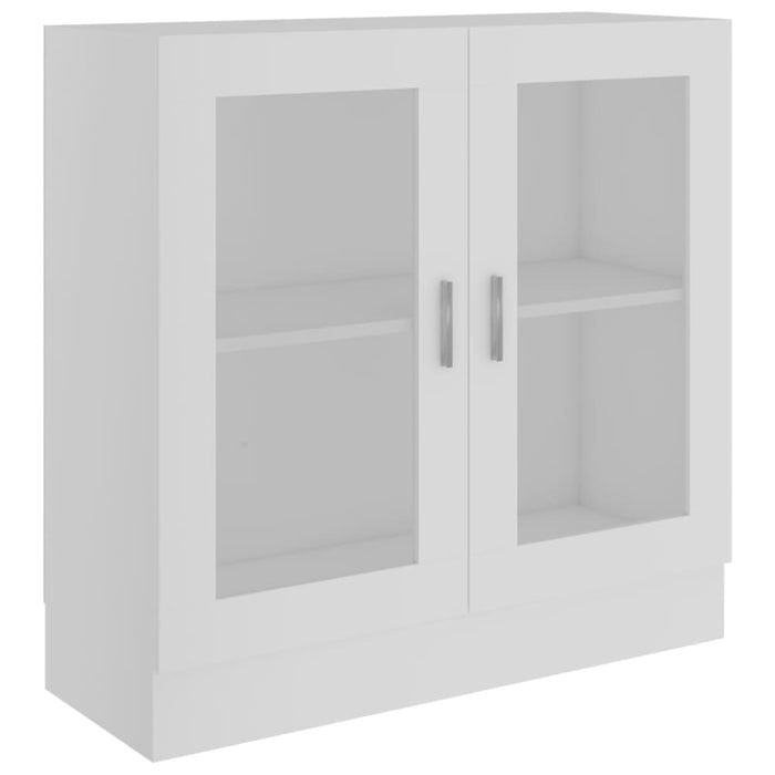 Vitrine Cabinet White 82.5x30.5x80 Cm Engineered Wood Nbxiao