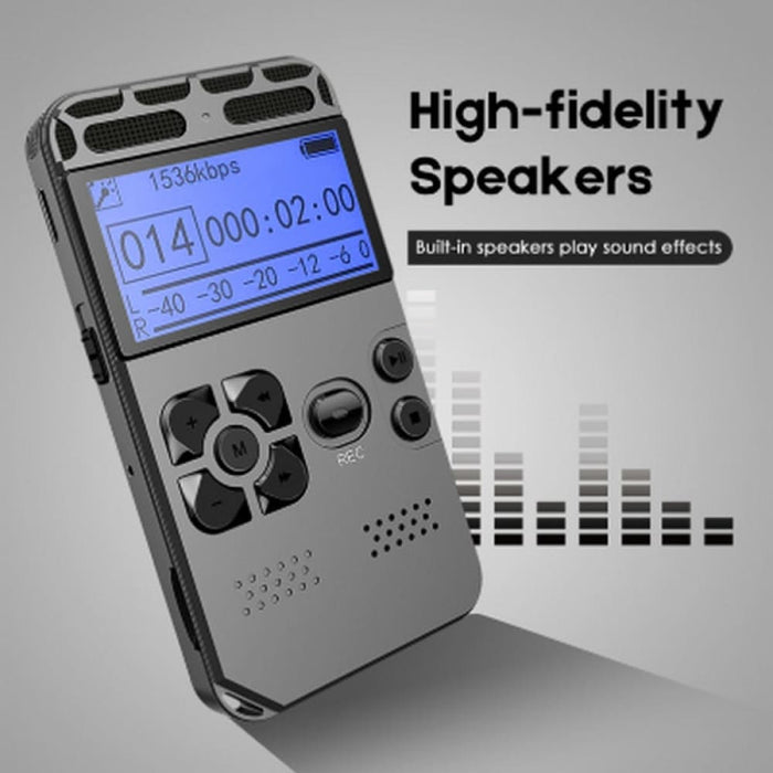 Mp3 Voice Audio Recorder With Led Sceen Display Support 64g