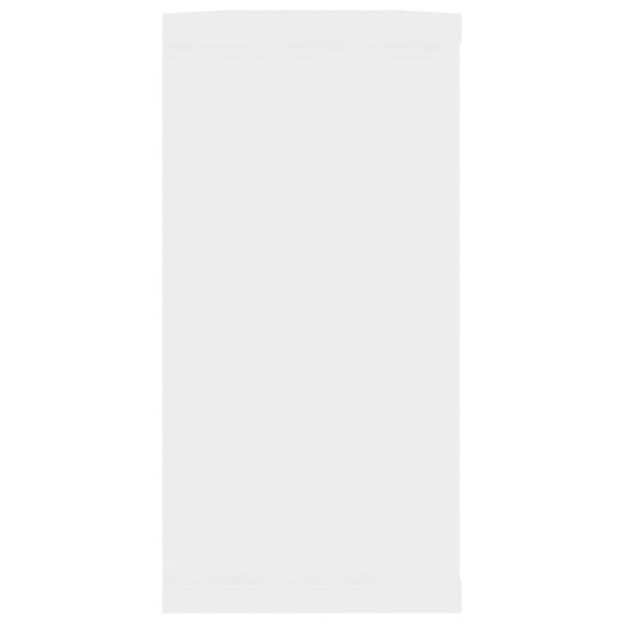 Wall Cube Shelves 2 Pcs White 100x15x30 Cm Chipboard Nbibik