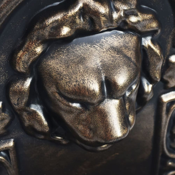 Wall Fountain Lion Head Design Bronze Anxxx