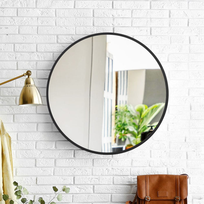Wall Mirror Round Shaped Bathroom Makeup Mirrors Smooth