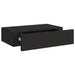 Wall-mounted Drawer Shelf Black 40x23.5x10cm Mdf Ttbxat