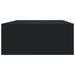 Wall-mounted Drawer Shelves 2 Pcs Black 40x23.5x10cm Mdf