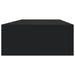 Wall-mounted Drawer Shelves 2 Pcs Black 60x23.5x10cm Mdf
