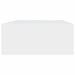 Wall-mounted Drawer Shelves 2 Pcs White 40x23.5x10 Cm Mdf