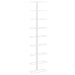 Wall-mounted Wine Rack For 9 Bottles White Iron Tabkbb