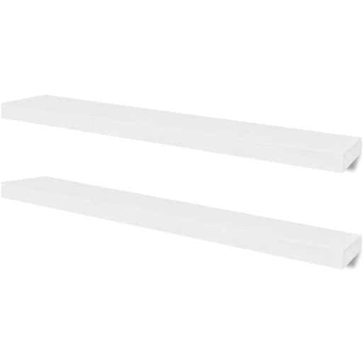 Wall Shelves 4 Pcs White 100 Cm Xipkkk