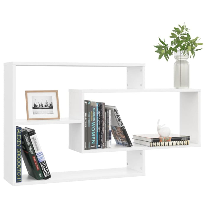 Wall Shelves White Chipboard Nbbtxa