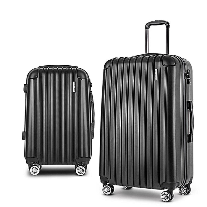 Wanderlite 2pcs Carry on Luggage Sets Suitcase Travel Hard