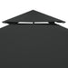 Water-proof Gazebo Cover Canopy Dark Grey 3 x m Abnin