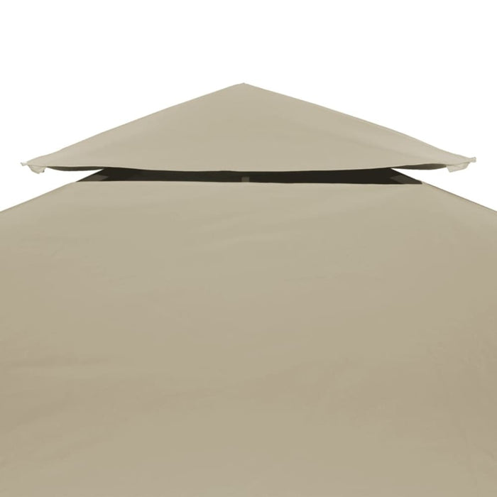 Water-proof Gazebo Cover Canopy Replacement Beige 3 x m