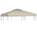 Water-proof Gazebo Cover Canopy Replacement Beige 3 x m