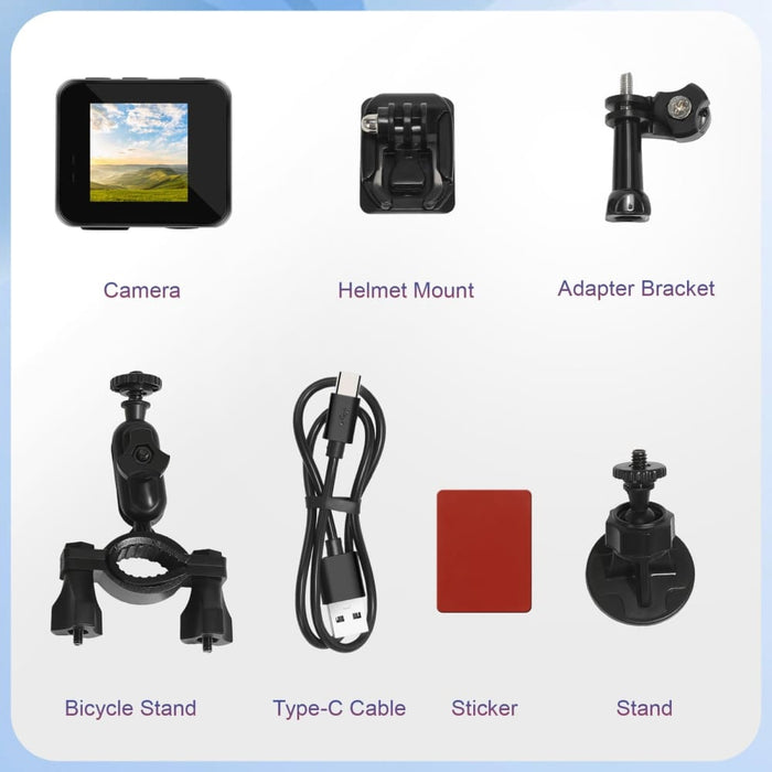 A35 Waterproof Hd 1080p Sports Action Wireless Camerabike