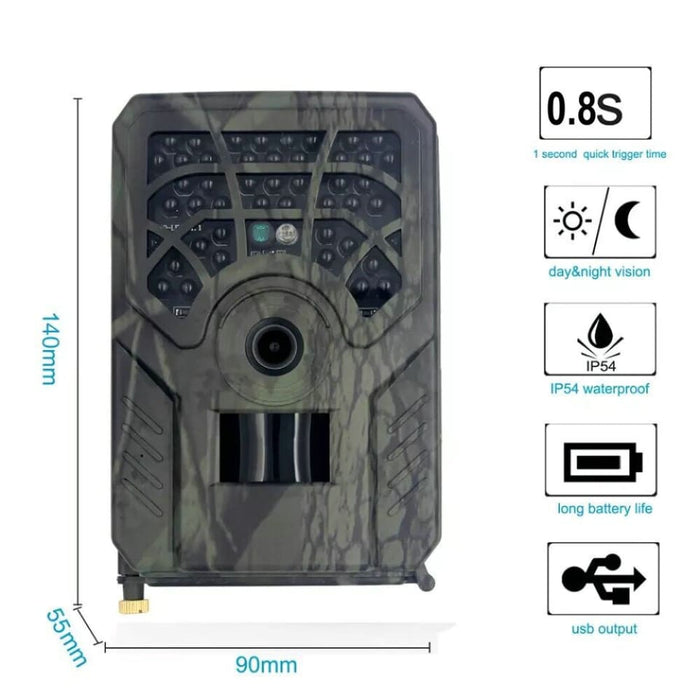 Waterproof 12mp Wild Animal Detector Invisible Infrared