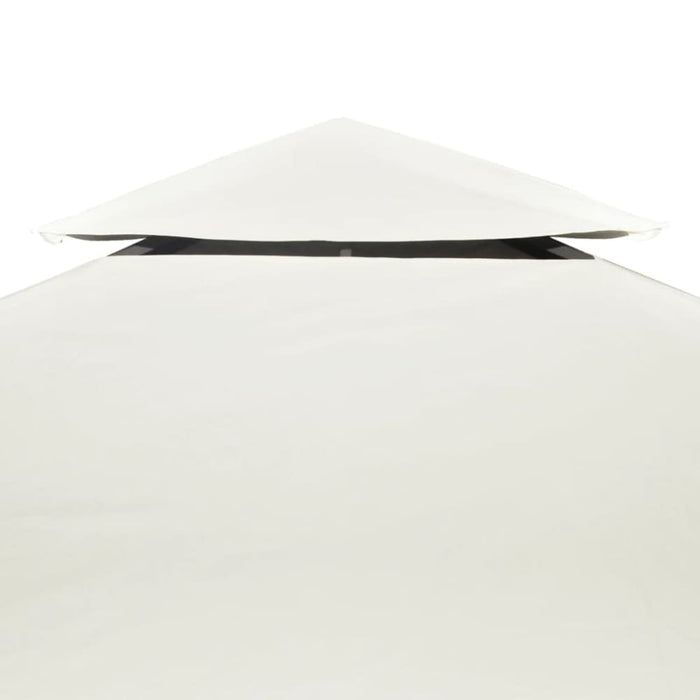 Waterproof Gazebo Cover Canopy Cream White 3 x m Abnia
