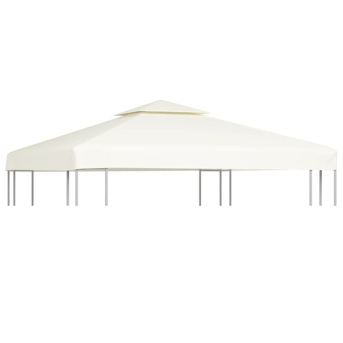 Waterproof Gazebo Cover Canopy Cream White 3 x m Abnia