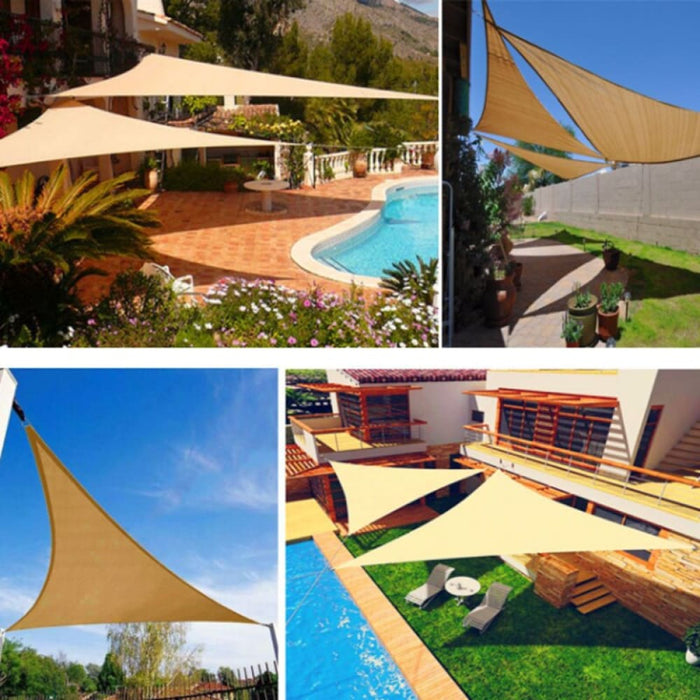Waterproof Sun Shade Sail Right Triangle Multi-colour