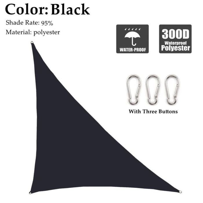 Waterproof Sun Shade Sail Right Triangle Multi-colour