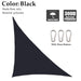 Waterproof Sun Shade Sail Right Triangle Multi-colour