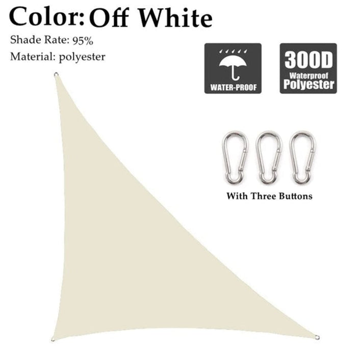 Waterproof Sun Shade Sail Right Triangle Multi-colour