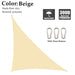 Waterproof Sun Shade Sail Right Triangle Multi-colour