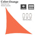 Waterproof Sun Shade Sail Right Triangle Multi-colour