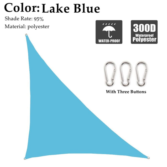 Waterproof Sun Shade Sail Right Triangle Multi-colour