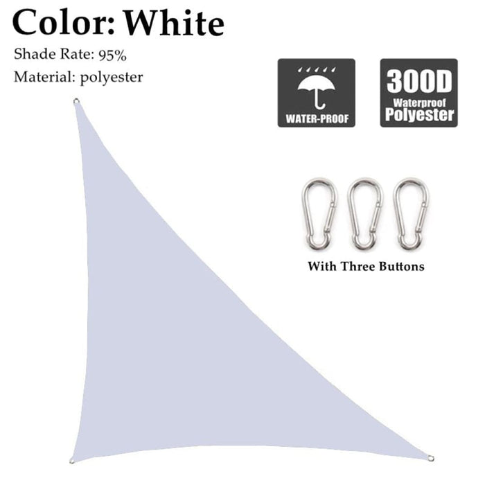 Waterproof Sun Shade Sail Right Triangle Multi-colour