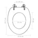 Wc Toilet Seat With Lid Mdf Penguin Design Oalkob