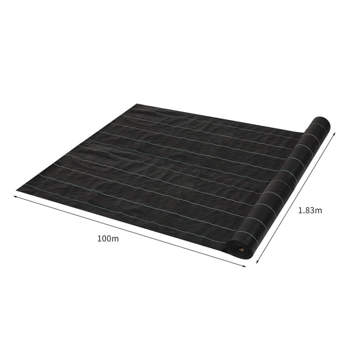 Goslash Picks Weed Mat 1.83mx100m Plant Control Weedmat