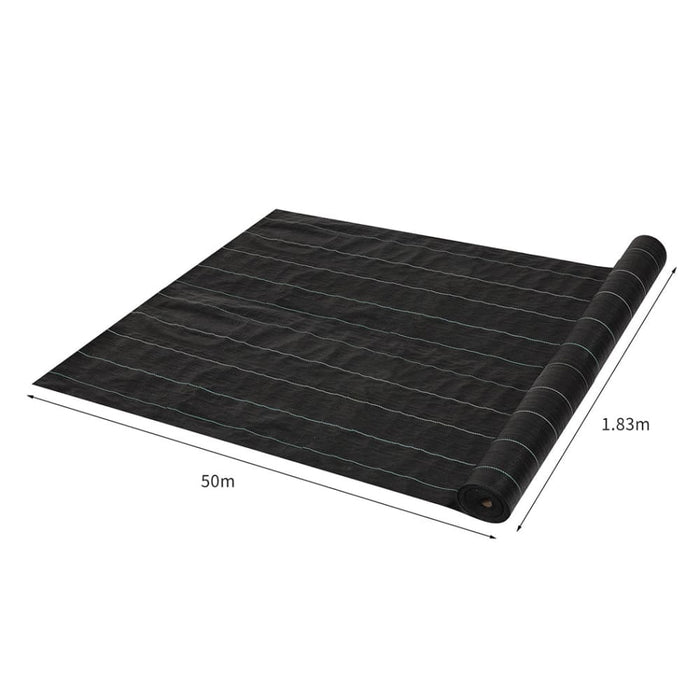 Goslash Picks Weed Mat 1.83mx50m Plant Control Weedmat