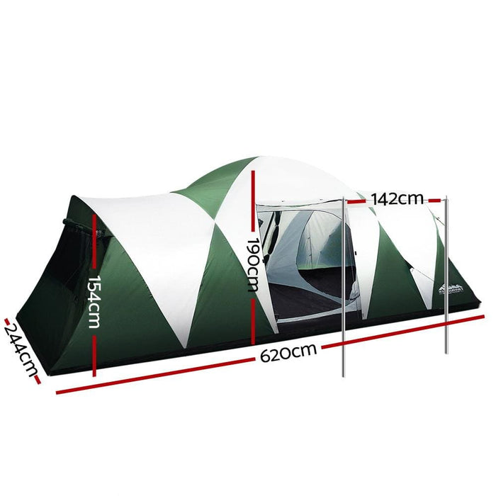 Weisshorn Family Camping Tent 12 Person Hiking Beach Tents
