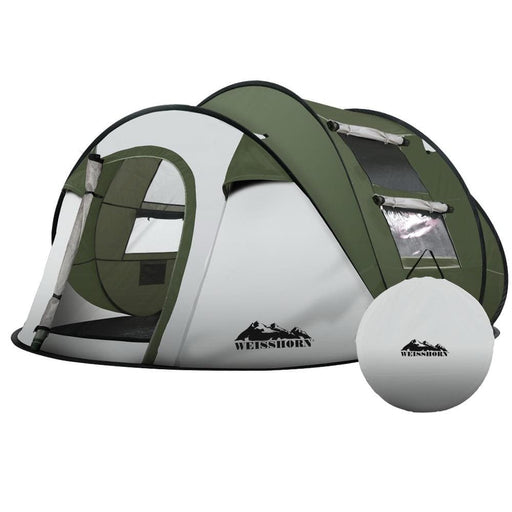 Weisshorn Instant Up Camping Tent 4-5 Person Pop Tents