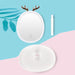 2x White Antler Led Light Makeup Mirror Tabletop Vanity Home