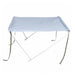 White Boat Foldable Anti-uv Tent Sunshade Awning Bimini Top
