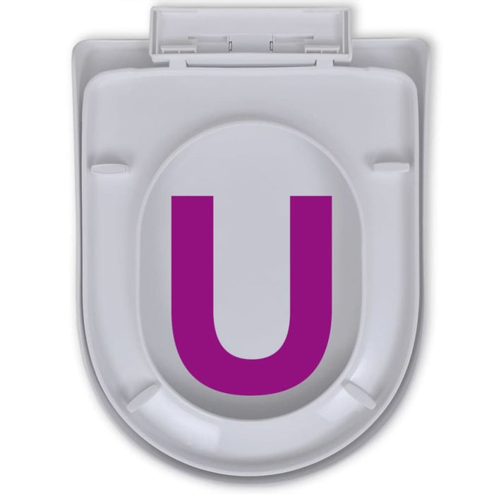 White Soft-close Toilet Seat Square Oaoilt