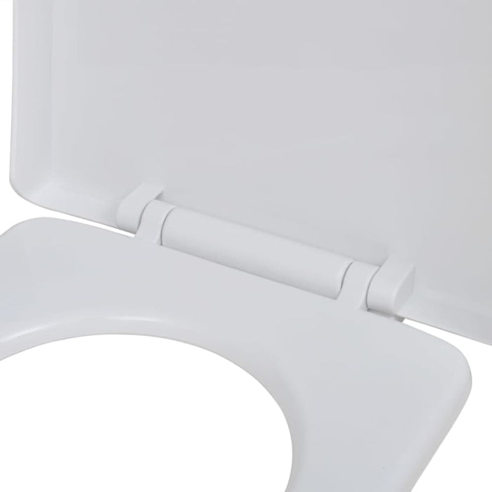 White Soft-close Toilet Seat Square Oaoilt