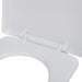 White Soft-close Toilet Seat Square Oaoilt