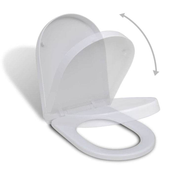 White Soft-close Toilet Seat Square Oaoilt