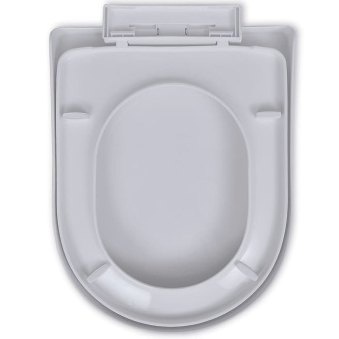 White Soft-close Toilet Seat Square Oaoilt