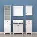 White Wall Cabinet With Door 40x52cm