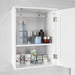 White Wall Cabinet With Door 40x52cm