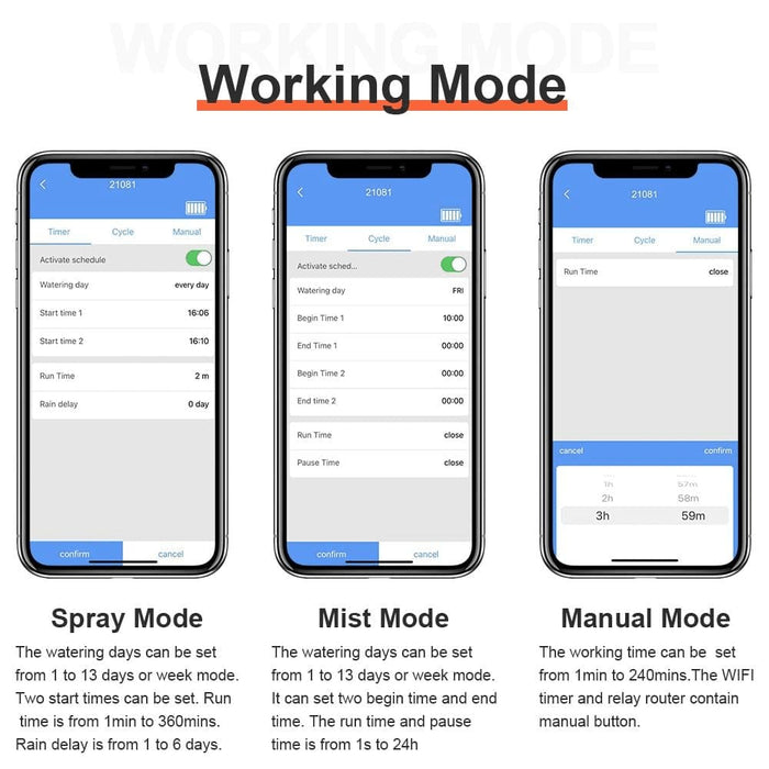 Wifi Controller Smart Garden Watering Timer Wireless Remote