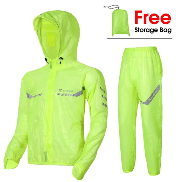 Windbreaker Reflective Cycling Raincoat