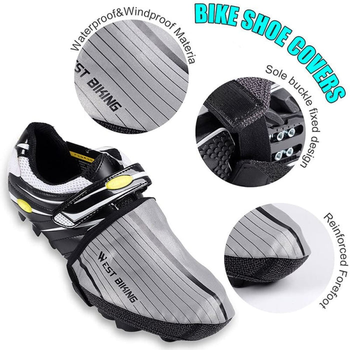 Windproof Shoes Cover With Night Reflective Effect