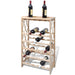 Wine Rack for 25 Bottles Wood Xaobln