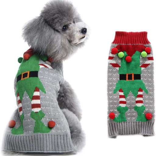 Winter Warm Cozy Slight Elasticity Pet Pullover Sweater