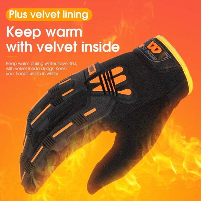 Winter Warm Gloves with Velvet Lining