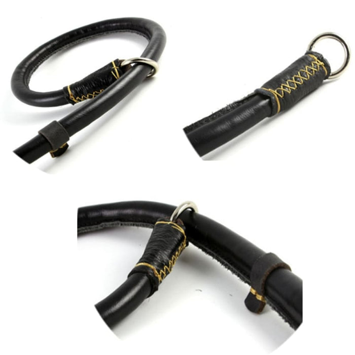 Wired Design Leather p Chain Collar