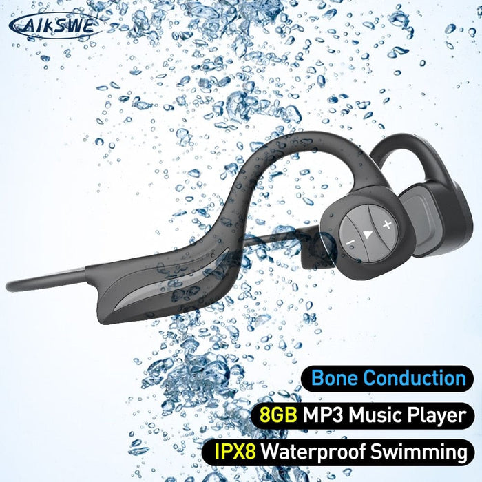 Wireless Bone Conduction Waterproof Mp3 Music Player